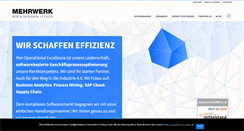 Desktop Screenshot of mehrwerk-ag.de